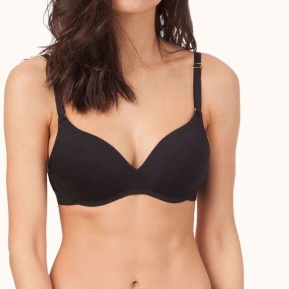 Lively Women's Black The All-Day No-Wire Push-Up Bra Size 34C - Picture 1 of 16